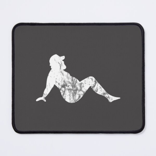 Item preview, Distressed Mudflap Silhouette Trucker Art Retro Big Rig Vintage Diesel Life Graphic | ⭐⭐⭐⭐⭐ Best Seller designed and sold by Dark Horse.