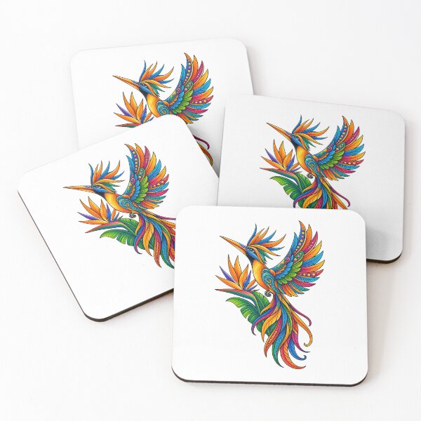 Item preview, Colorful Ornamental Bird of Paradis designed and sold by PeanutGalSean.