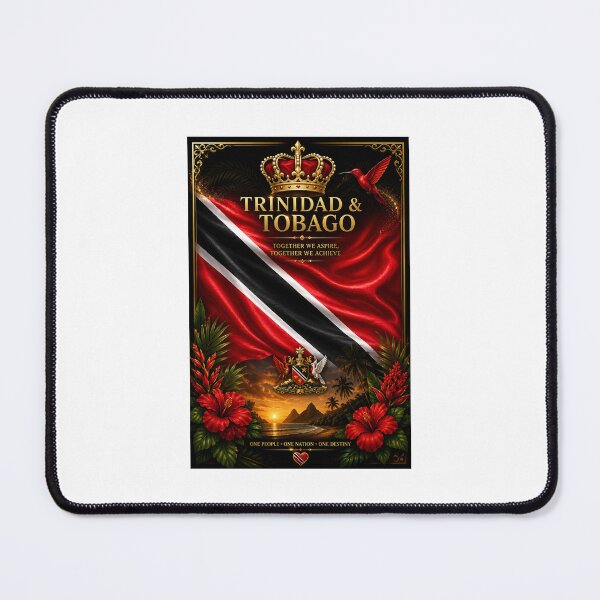 Item preview, Trinidad & Tobago Crowned Caribbean Pride  designed and sold by     Crowned Canvas Studio ⭐ .