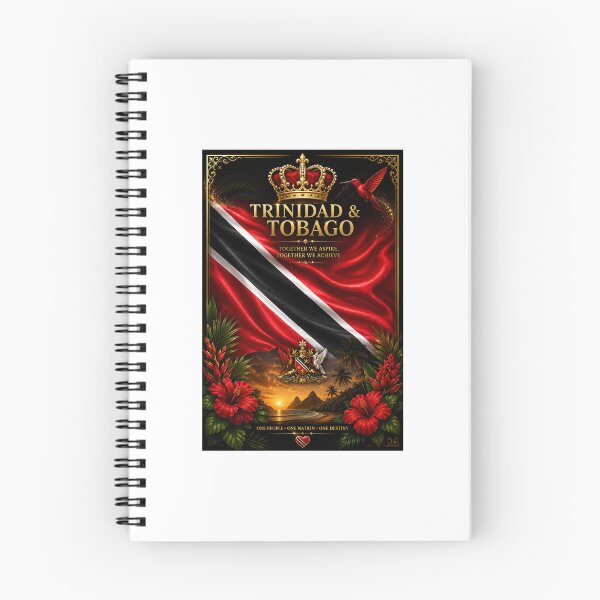 Item preview, Trinidad & Tobago Crowned Caribbean Pride  designed and sold by     Crowned Canvas Studio ⭐ .