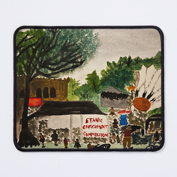 Item preview, Big Picnic Vendor View Nelson Atkins Museum designed and sold by BirdandaBrush.