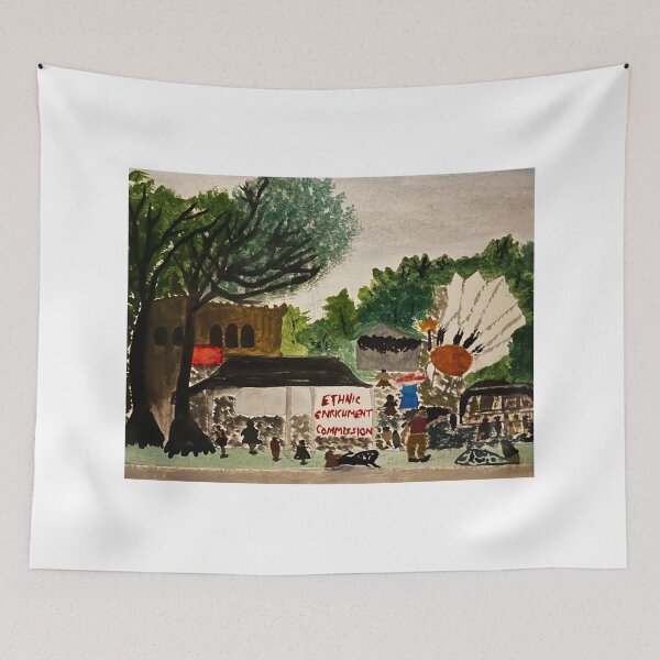 Item preview, Big Picnic Vendor View Nelson Atkins Museum  designed and sold by BirdandaBrush.
