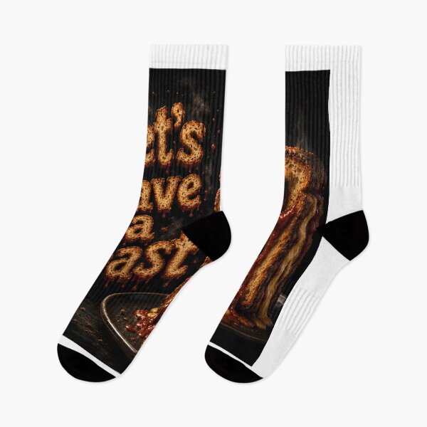 Item preview, Let's Have a Toast - Funny Scary Monster Bread Horror Comedy Food designed and sold by HorrorWorldWeb.
