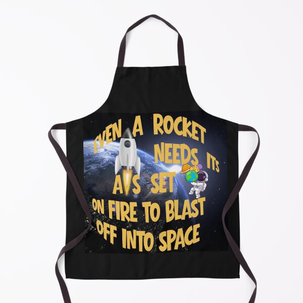 Item preview, Even A Rocket Needs Its A.s Set On Fire To Blast Off Into Space-Funny Motivational Space Quote designed and sold by MarthaPlace.