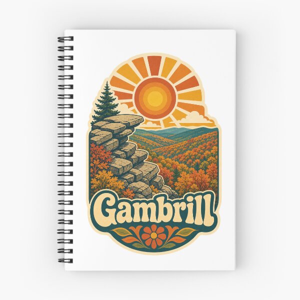 Item preview, Gambrill State Park Maryland Travel Souvenir - Retro Illustration designed and sold by VisualArtsOasis.