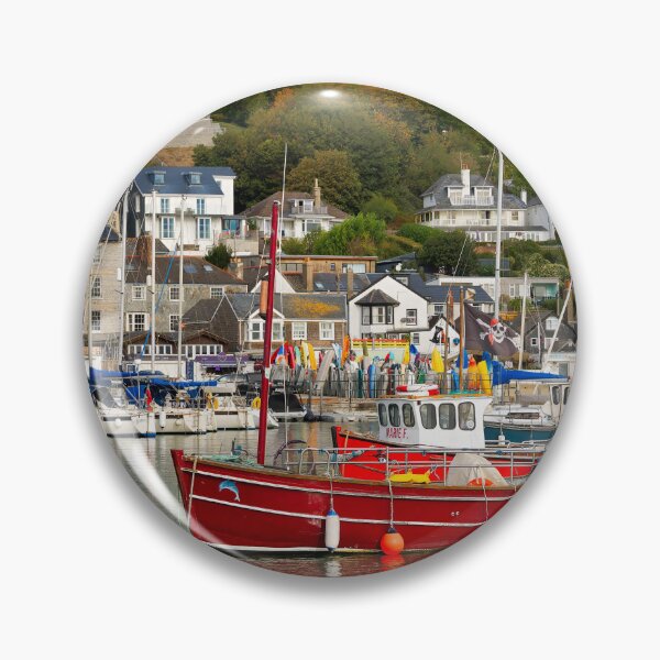 Artikelvorschau, Der Hafen von Lyme Regis im Herbst entworfen und verkauft von Dorset Girl.