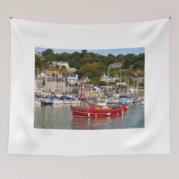 Item preview, Lyme Regis Harbour in Autumn designed and sold by Dorset Girl.