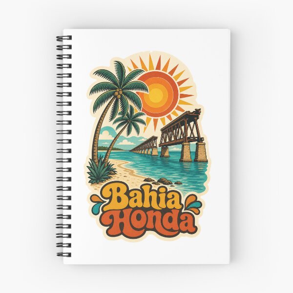 Item preview, Bahia Honda Florida Travel Souvenir - Retro Illustration designed and sold by VisualArtsOasis.