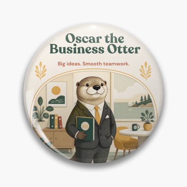 Item preview, Oscar the Business Otter designed and sold by Holy JM Designs.