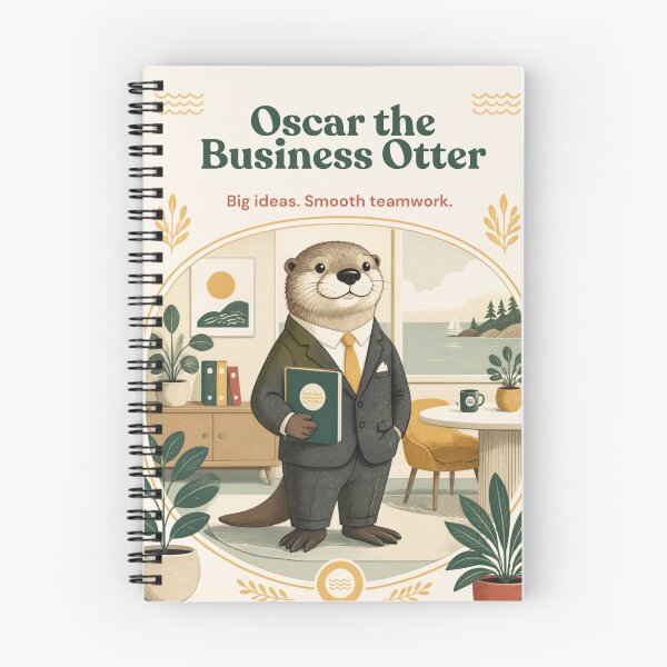 Item preview, Oscar the Business Otter designed and sold by Holy JM Designs.