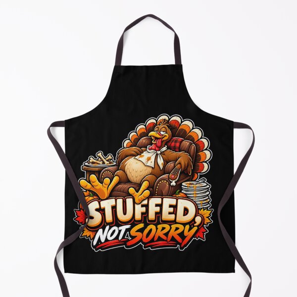Item preview, Stuffed Not Sorry – Funny Thanksgiving Turkey Food Coma designed and sold by Cotton-Vibe.
