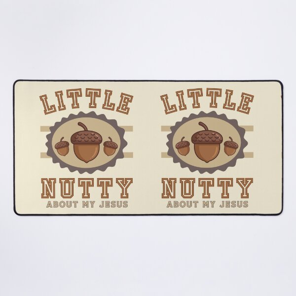 Item preview, Acorn Nutty About Jesus Never Leaves Fall Season Nuts I Love Jesus Christ   designed and sold by Forevermore.