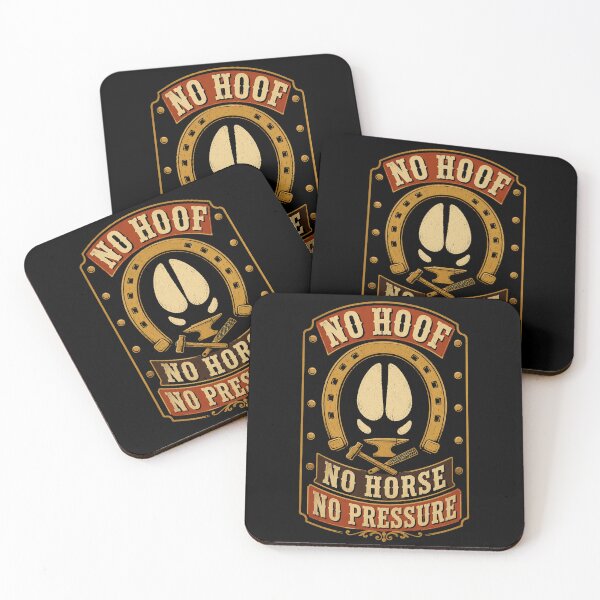 Item preview, No Hoof No Horse No Pressure Funny Farrier Gift designed and sold by DreamLayerStudio.