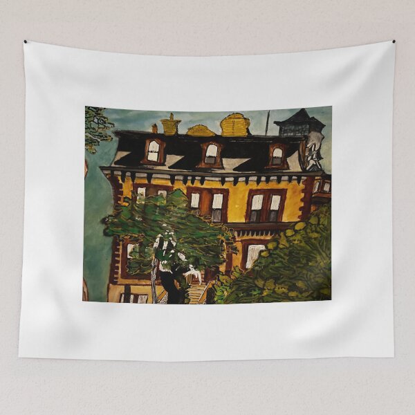Item preview, Victorian Landmark in Fulton – Urban Sketch Watercolo designed and sold by BirdandaBrush.