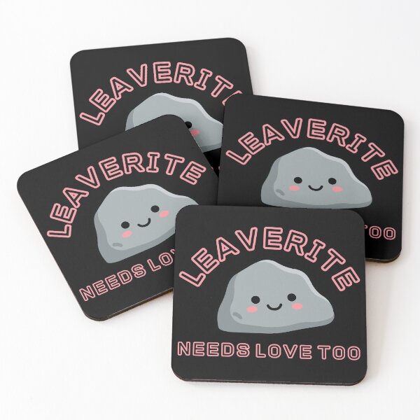 Item preview, Leaverite Needs Love Too, Cute Kawaii Rock, Funny Geologist Design designed and sold by tumbleweedphoto.