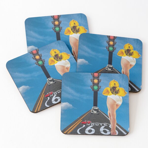 Item preview, Route 66 has a new speed limit, surreal collage designed and sold by veraD58.
