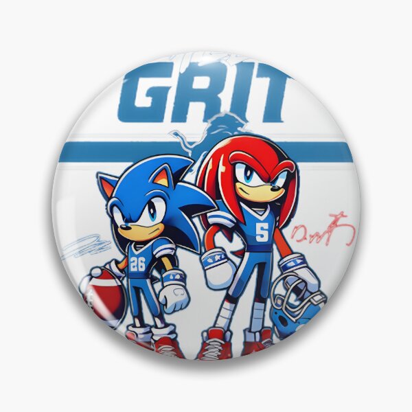 Item preview, Retro Detroit Lions Montgomery Gibbs Sonic Knuckles Vintage Vibe | Best Buy designed and sold by moodner.