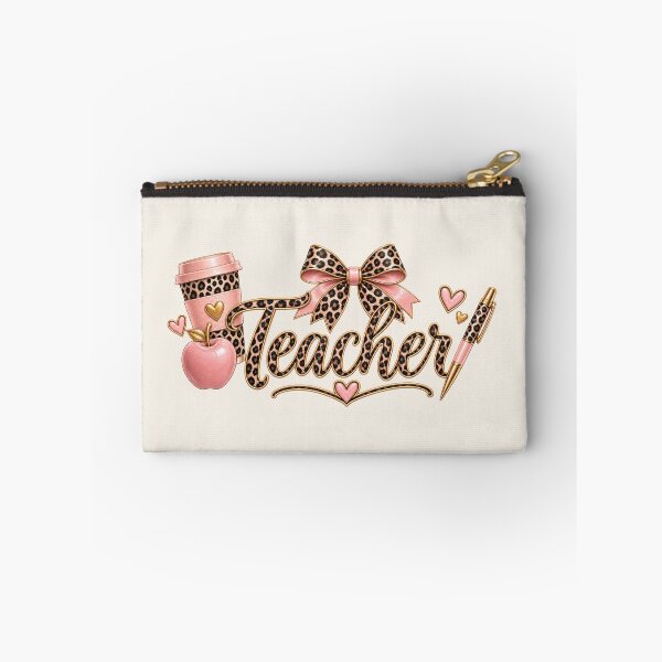 Item preview, Leopard Print Teacher – Chic Pink Teacher Aesthetic designed and sold by HO•Designs.