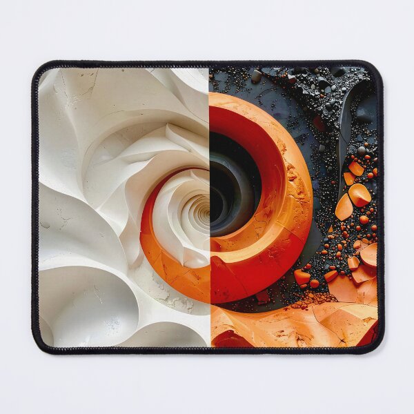 Item preview, Duality of White Plaster and Terracotta Slate designed and sold by Vicky Brago-Mitchell®.