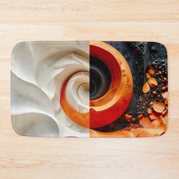 Item preview, Duality of White Plaster and Terracotta Slate designed and sold by Vicky Brago-Mitchell®.