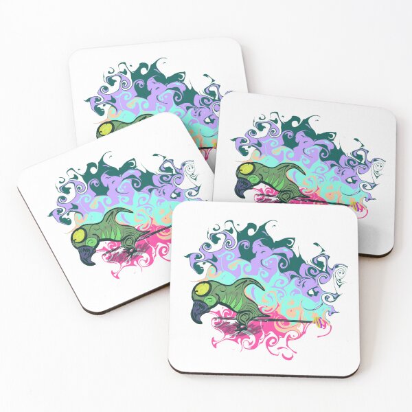 Item preview, swirli bird  designed and sold by Lost Then Found Art.