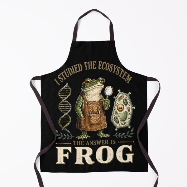 Item preview, I Studied Environment Solution Frog Vintage Life Science designed and sold by LeSoniPapaPrint.