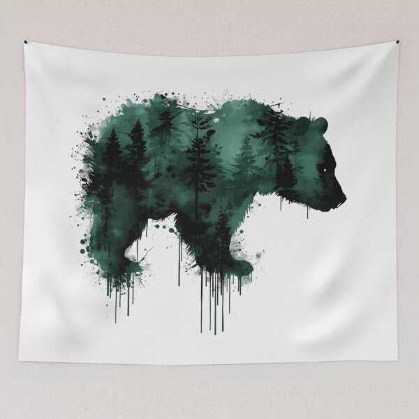 Item preview, Splash Art Bear designed and sold by NaqxshDesignStudio.