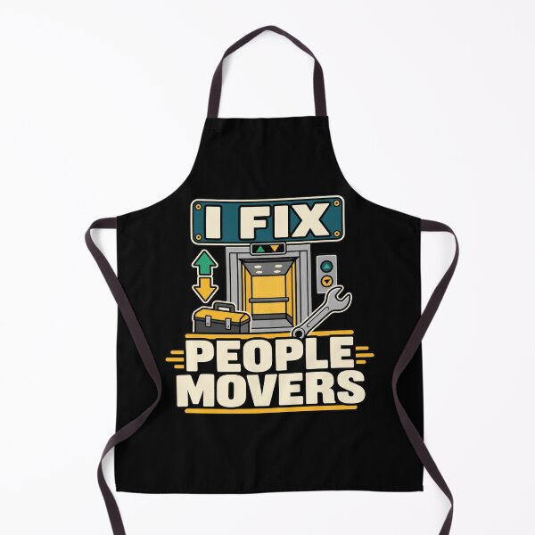 Item preview, I Fix People Movers Funny Elevator Mechanic Gift designed and sold by DreamLayerStudio.