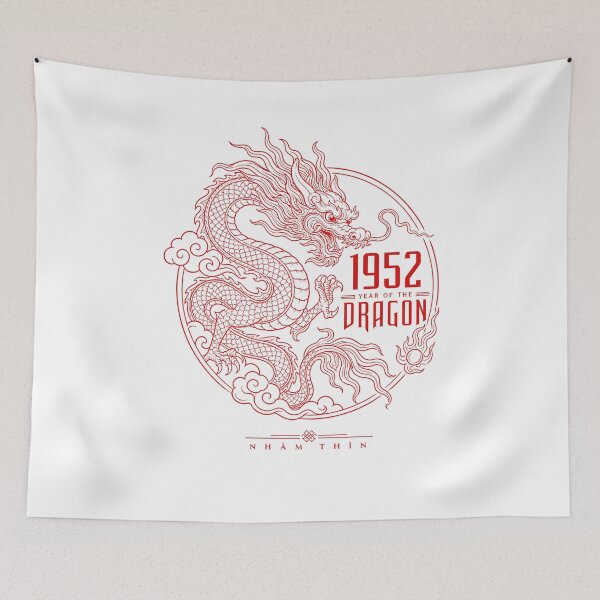 Item preview, 1952 The Year Of The Dragon - Vietnamese Zodiac Dragon designed and sold by Rising Drake.