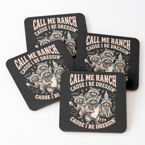 Item preview, Call Me Ranch Cause I Be Dressing Funny Raccoon Meme designed and sold by MOONE FLOWER.