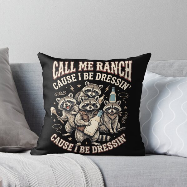 Item preview, Call Me Ranch Cause I Be Dressing Funny Raccoon Meme designed and sold by MOONE FLOWER.