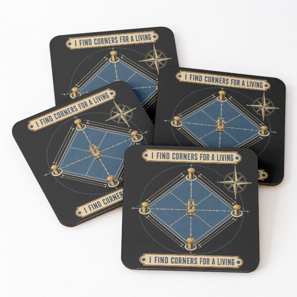Item preview, I Find Corners For A Living Vintage Land Surveyor Gift designed and sold by DreamLayerStudio.