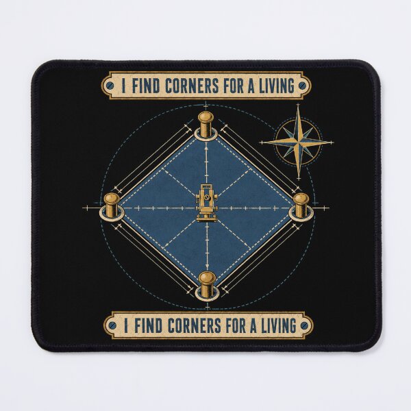 Item preview, I Find Corners For A Living Vintage Land Surveyor Gift designed and sold by DreamLayerStudio.