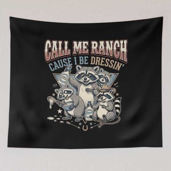 Item preview, Copy of Call Me Ranch Cause I Be Dressing Funny Raccoon Meme designed and sold by MOONE FLOWER.