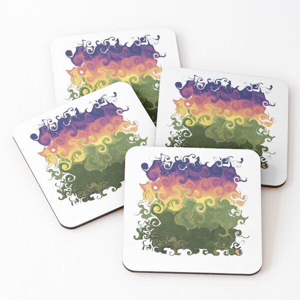 Item preview, sunrise over the swirls  designed and sold by Lost Then Found Art.