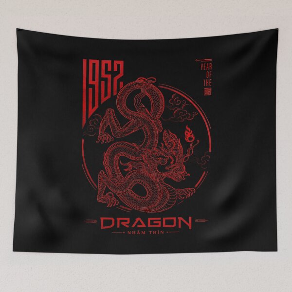 Item preview, 1952 The Year Of The Dragon - Vietnamese Zodiac Dragon designed and sold by Rising Drake.