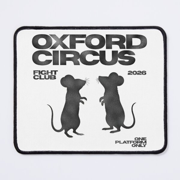Item preview, Oxford Circus Fighting Mice London Underground Boxing Match designed and sold by seekingclarity.