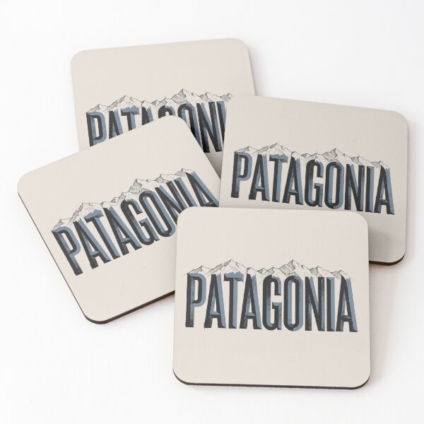 Item preview, Patagonia Mountains Hand Drawn Vintage Typography Graphic designed and sold by KiwiRider.