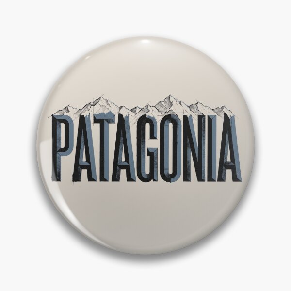 Item preview, Patagonia Mountains Hand Drawn Vintage Typography Graphic designed and sold by KiwiRider.