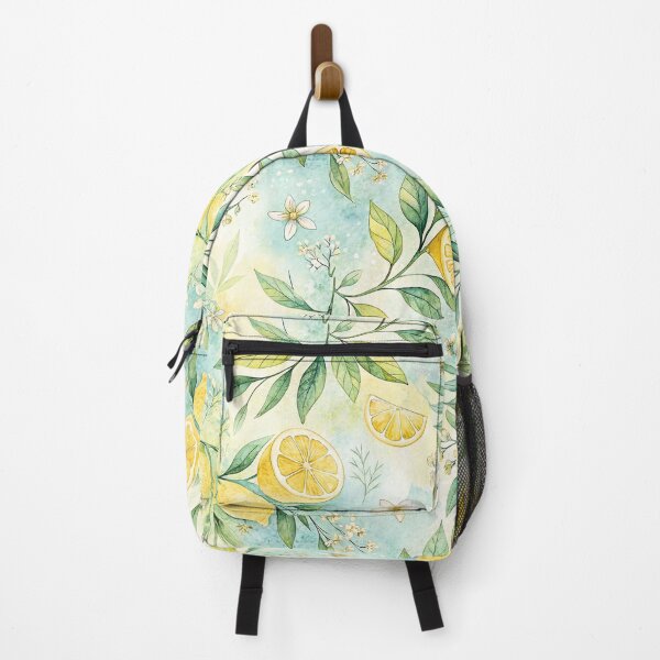 Item preview, Watercolor Lemon Blossom Citrus Pattern designed and sold by Storybook Botanica.