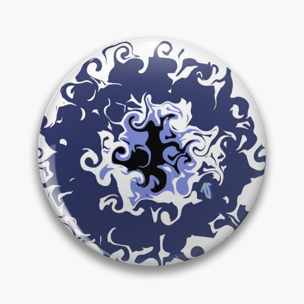 Item preview, swirls of evil eye energy  designed and sold by Lost Then Found Art.