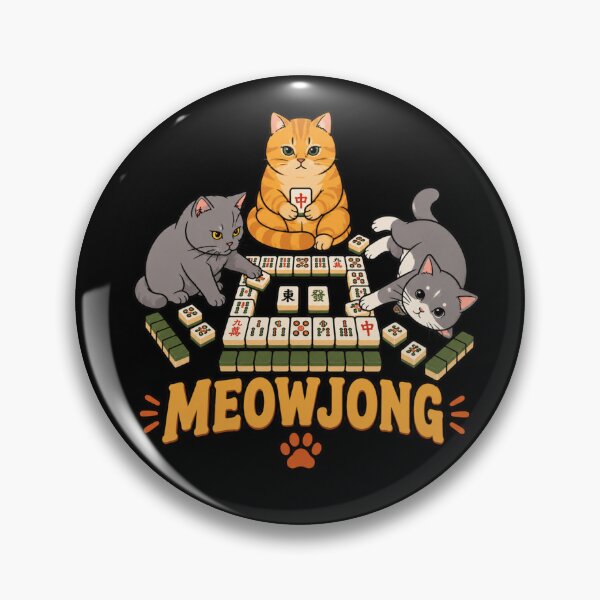 Item preview, Meowjong cats designed and sold by Konvero.