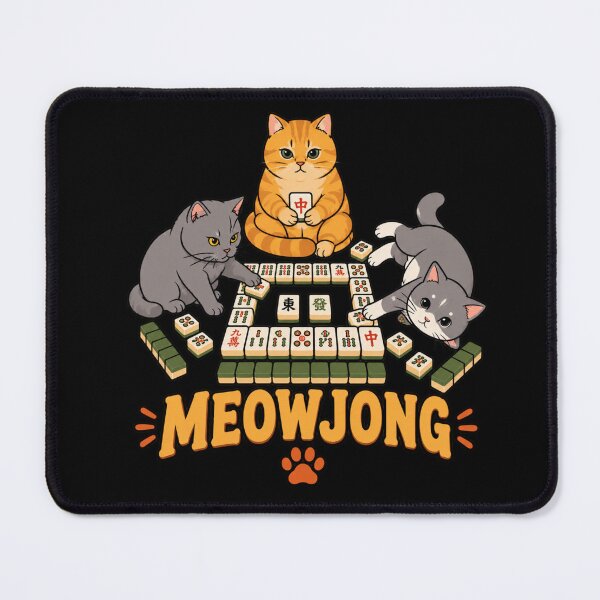 Item preview, Meowjong cats designed and sold by Konvero.