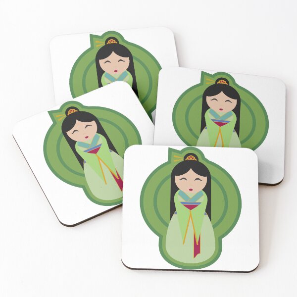 Item preview, Cute Hanfu Girl Illustration | Minimalist Asian Character Art designed and sold by Lauren Visual Arts.