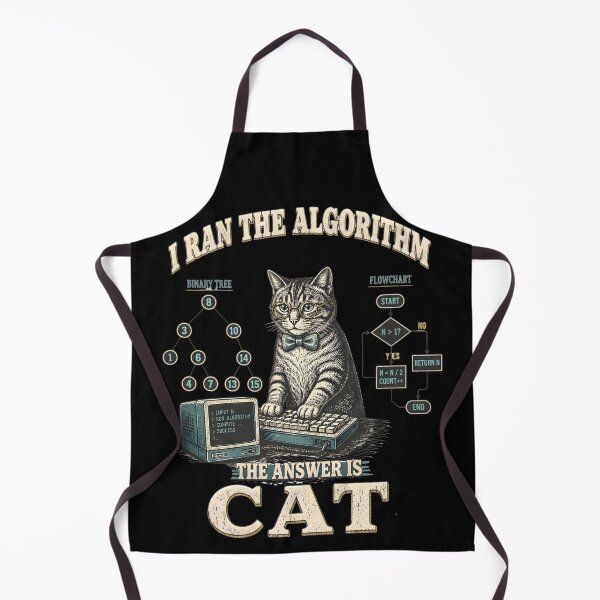 Item preview, I Ran The Algorithm Solution The Answer Is Cat Scientific Kitten Vintage Apparel designed and sold by LeSoniPapaPrint.