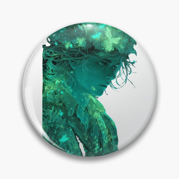 Item preview, Glowing Green Forest Soirit Fantasy Art  designed and sold by LC&LCPlatform.