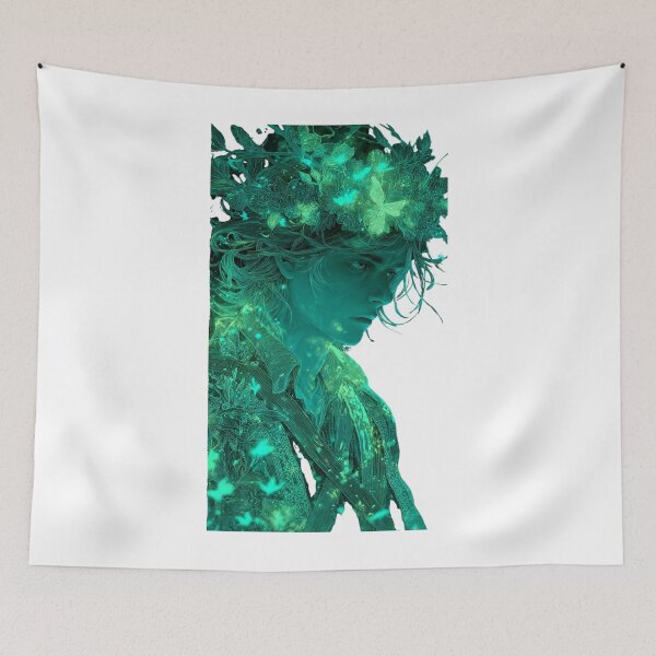 Item preview, Glowing Green Forest Soirit Fantasy Art  designed and sold by LC&LCPlatform.