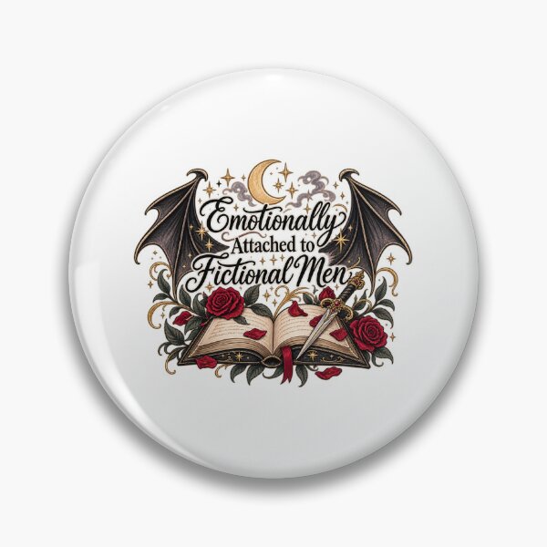 Item preview, Emotionally Attached to Fictional Men designed and sold by thelifeofky.