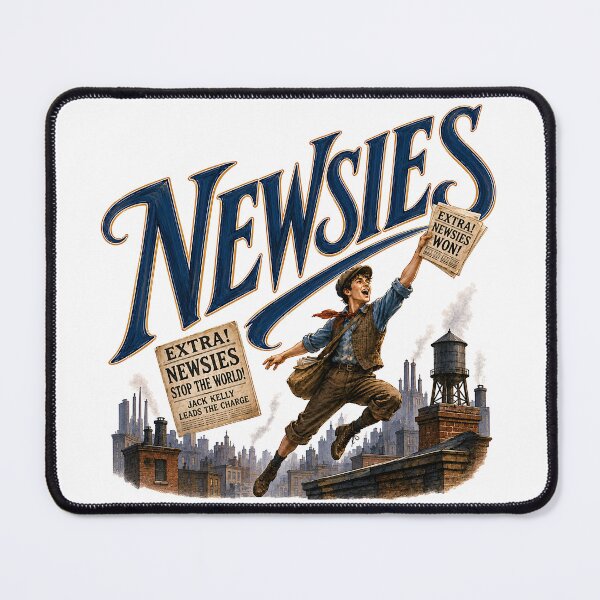 Item preview, Newsies the musical designed and sold by Lyric Vault - Rock on.