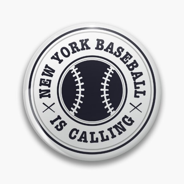 Item preview, New York Baseball Is Calling Circle Badge  designed and sold by MASMUS27.